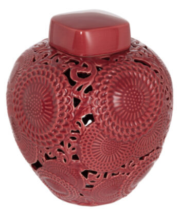 Vase mit Deckel Oriental Ø 25/H 29 cm