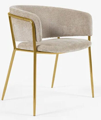 Fauteuil Roswell Design - Chenille Beige