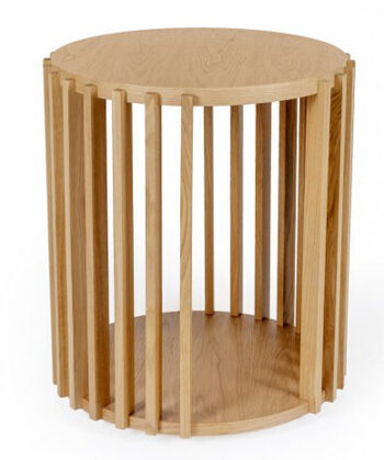 Side table Drum Natural Ø 53 cm/ H 58 cm