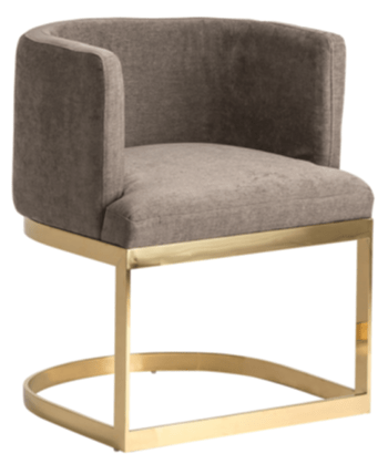 Design armchair "Betliar" - Brown gray