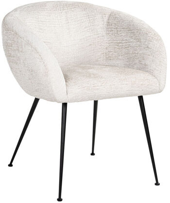 Design chair "Ruby" with armrests - Cream Fusion