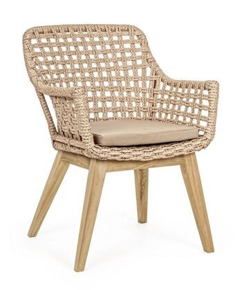 Chaise de jardin design de luxe "Madison" - beige