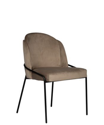 Chaise design "Fjord" - Dove