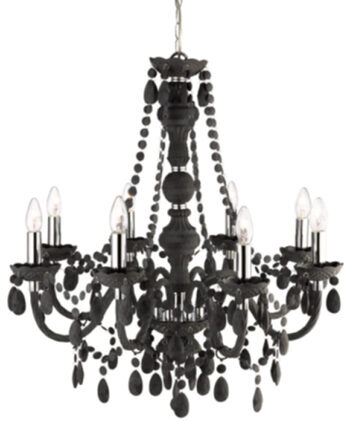 Chandelier "Marie Therese" Ø 74/ H 77-150 cm - Black