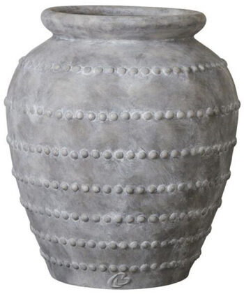 Large handmade flower pot "Anna" Ø 52 / Height 59 cm - Antique Gray