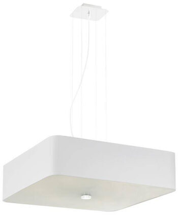 Modern chandelier "Lokko LV" - White