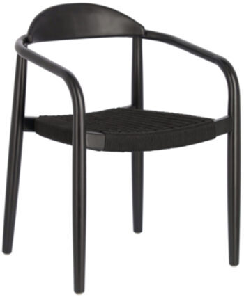 Indoor/Outdoor Arm Chair Nino - Black
