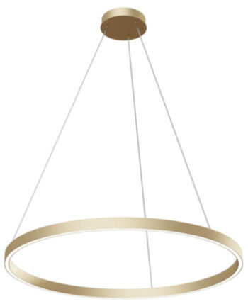 LED-Hängelampe „Rim Gold“ Ø 80 cm