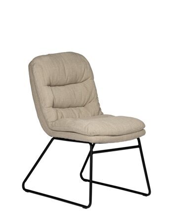 Design Stuhl „Beluga“ - Beige