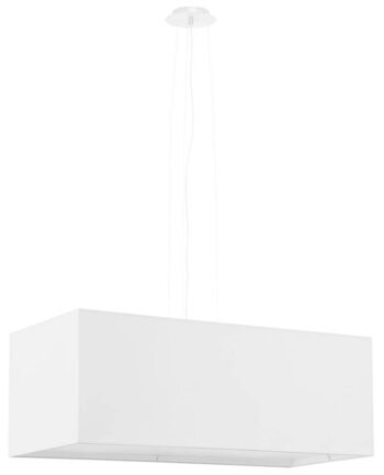 Modern chandelier "Santa L3X" - White