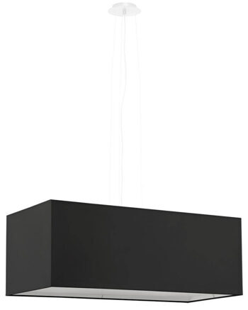Modern chandelier "Santa L3X" - Black
