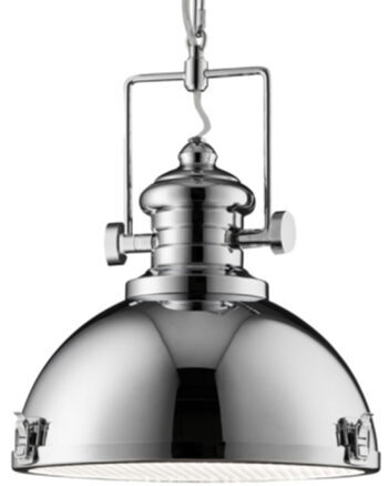 Pendant lamp "Louisiana Industrial" Silver Ø 31/ H 39 cm