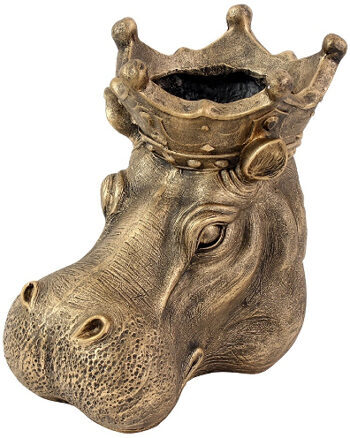 Grosser Design Blumentopf „Rhino“ 42.5 x 39 cm
