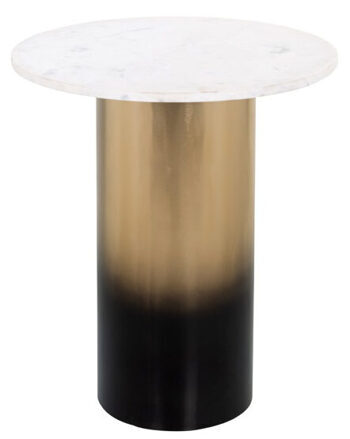 Design marble side table "Alfie" Ø 51 / H 59 cm