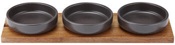 Host 4-piece bowl set - Black