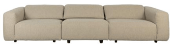 Modular 4.5 seater sofa "Wings" Caramel